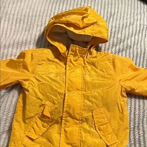 GAP Bright Yellow Kids Raincoat Size 3 EUC
